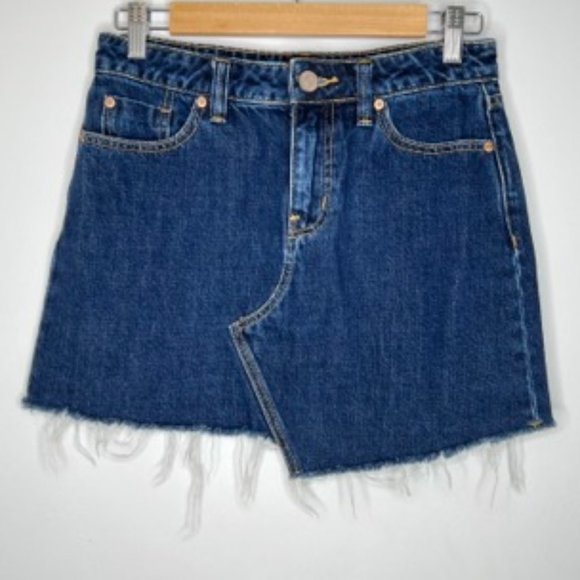 Urban Outfitters BDG asymmetrical denim mini skirt S - Picture 5 of 6